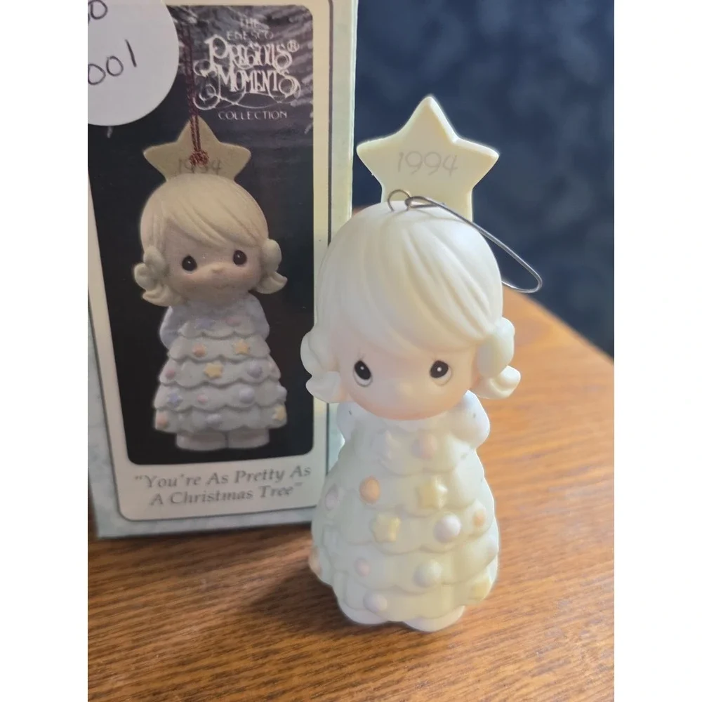 Precious Moments‎ You're As Pretty As A Christmas Tree 1994 530395 Ornament